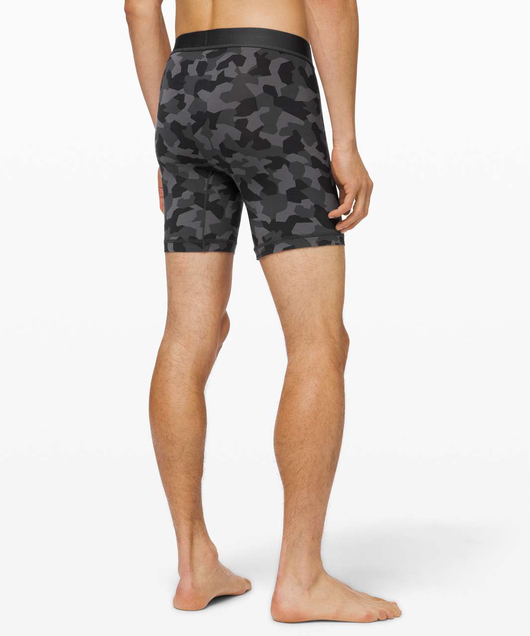 Lululemon Always In Motion Boxer *The Long One 3 Pack 7" - Geo Camo Micro Coal Obsidian / Geo Camo Micro Alpine White Starlight / Geo Camo Micro Dark Forest Onyx