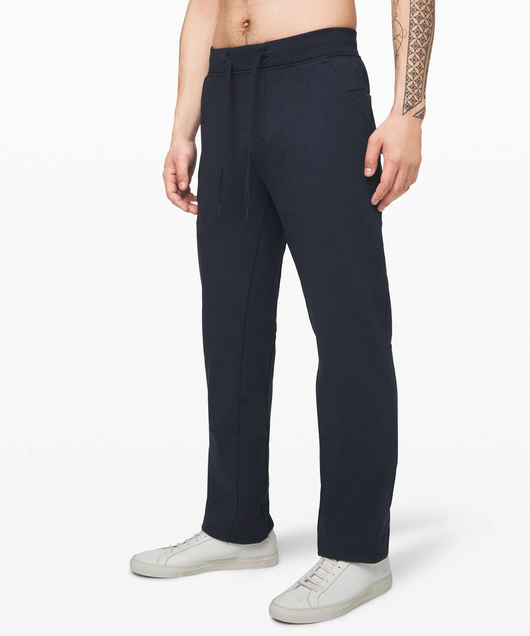 Lululemon City Sweat Pant Relaxed Fleece 32" - Heathered Nautical Navy