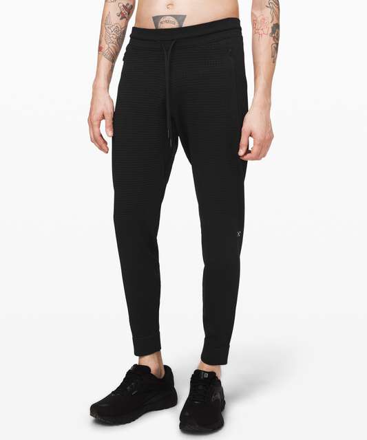 Lululemon Womens Crop Leggings Vertical Zipper Pocket Yoga Pants Black  Sheer 2 