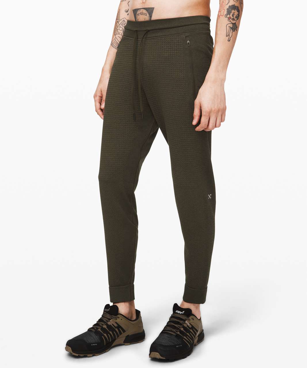 Lululemon Engineered Warmth Jogger Pants Knit Sage