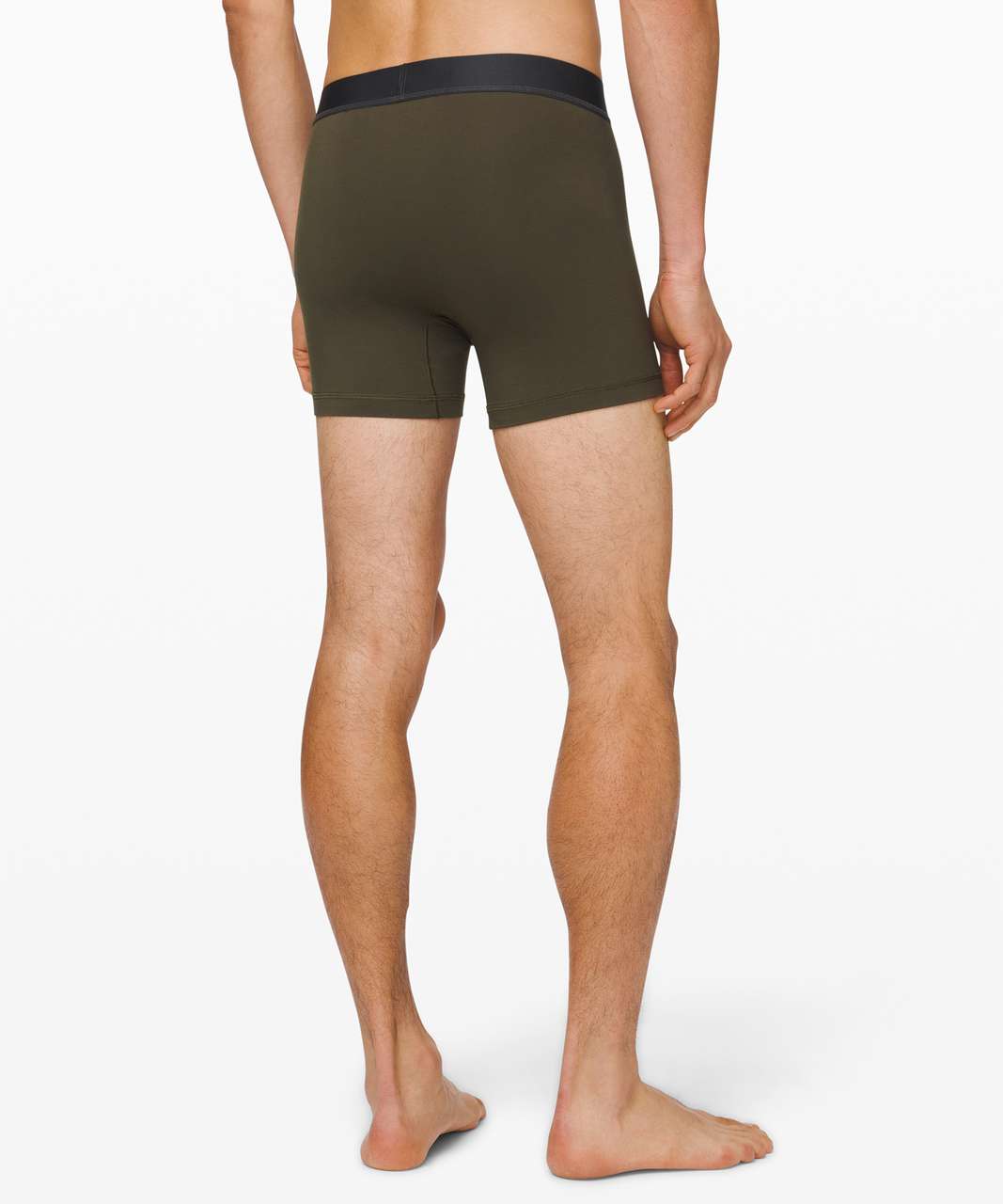 Lululemon Always in Motion Boxer 5" *5-Pack - Black / Dark Olive / Heathered Core Medium Grey / Heathered Core Dark Grey