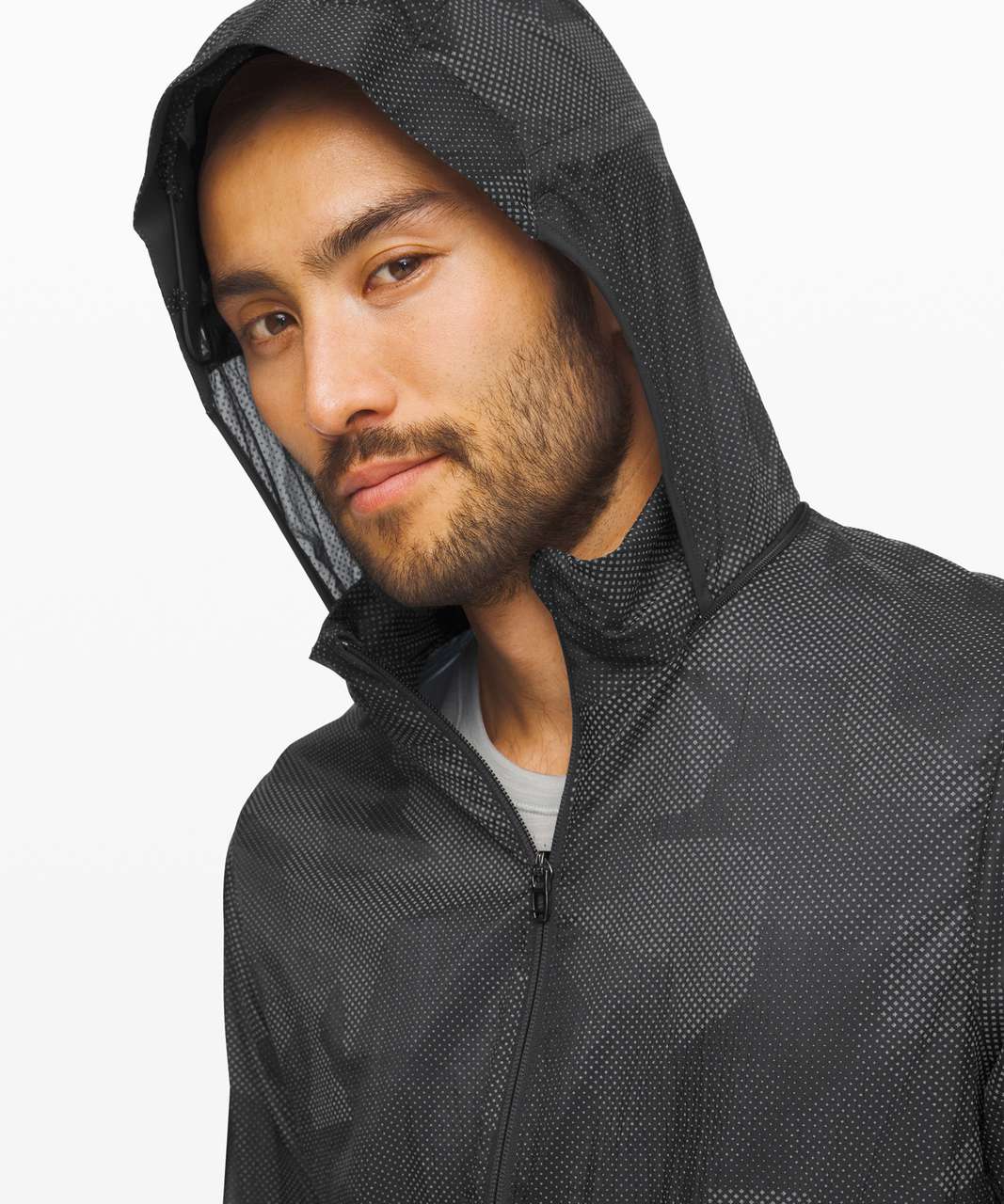 Lululemon Active Jacket *Reflective - Geo Camo Obsidian Reflective