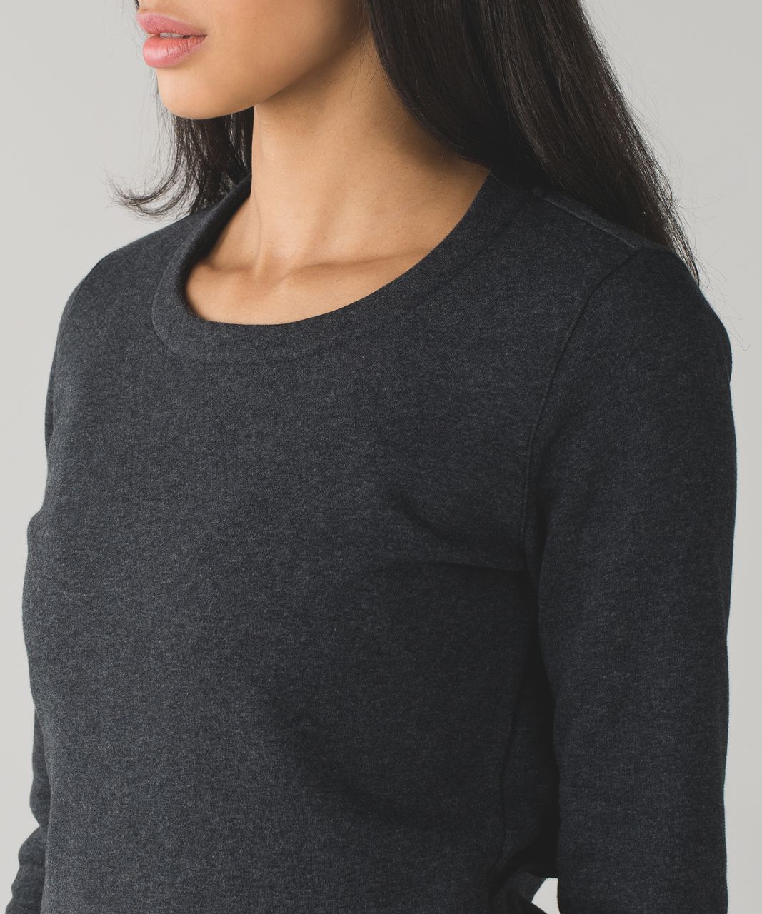 Lululemon &go Endeavor Long Sleeve - Heathered Black