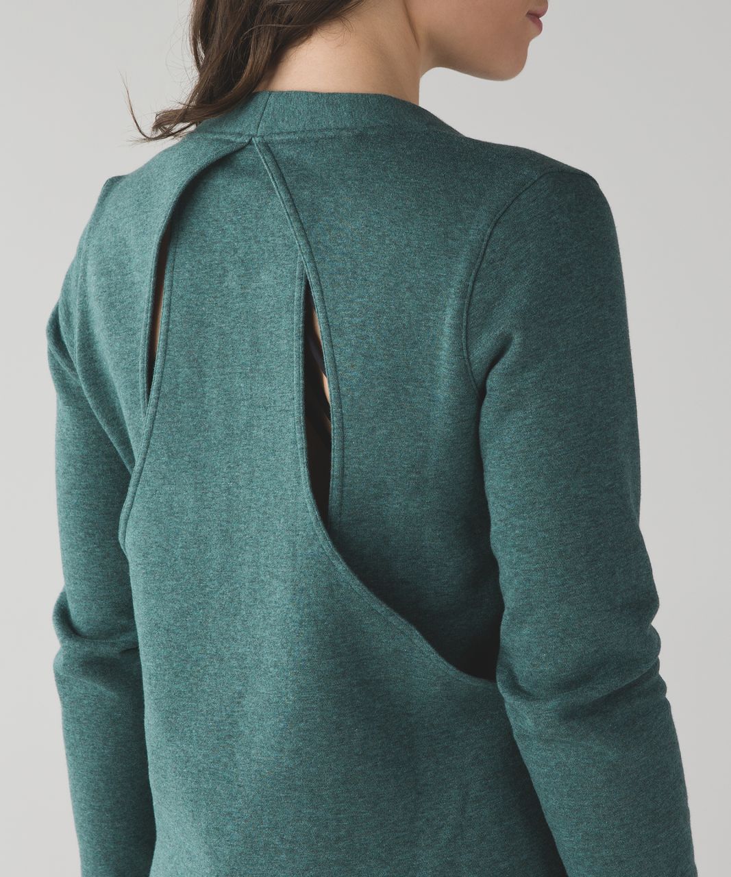 Lululemon &go Endeavor Long Sleeve - Heathered Deep Green