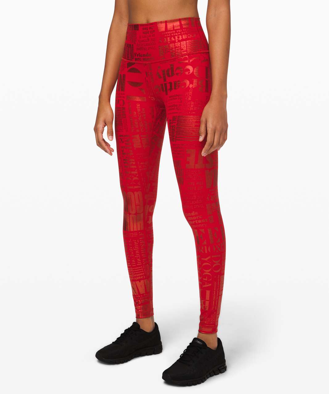 Women's Ultra High-rise Seamless Waffle Leggings 26 - All In Motion™ Red M  : Target