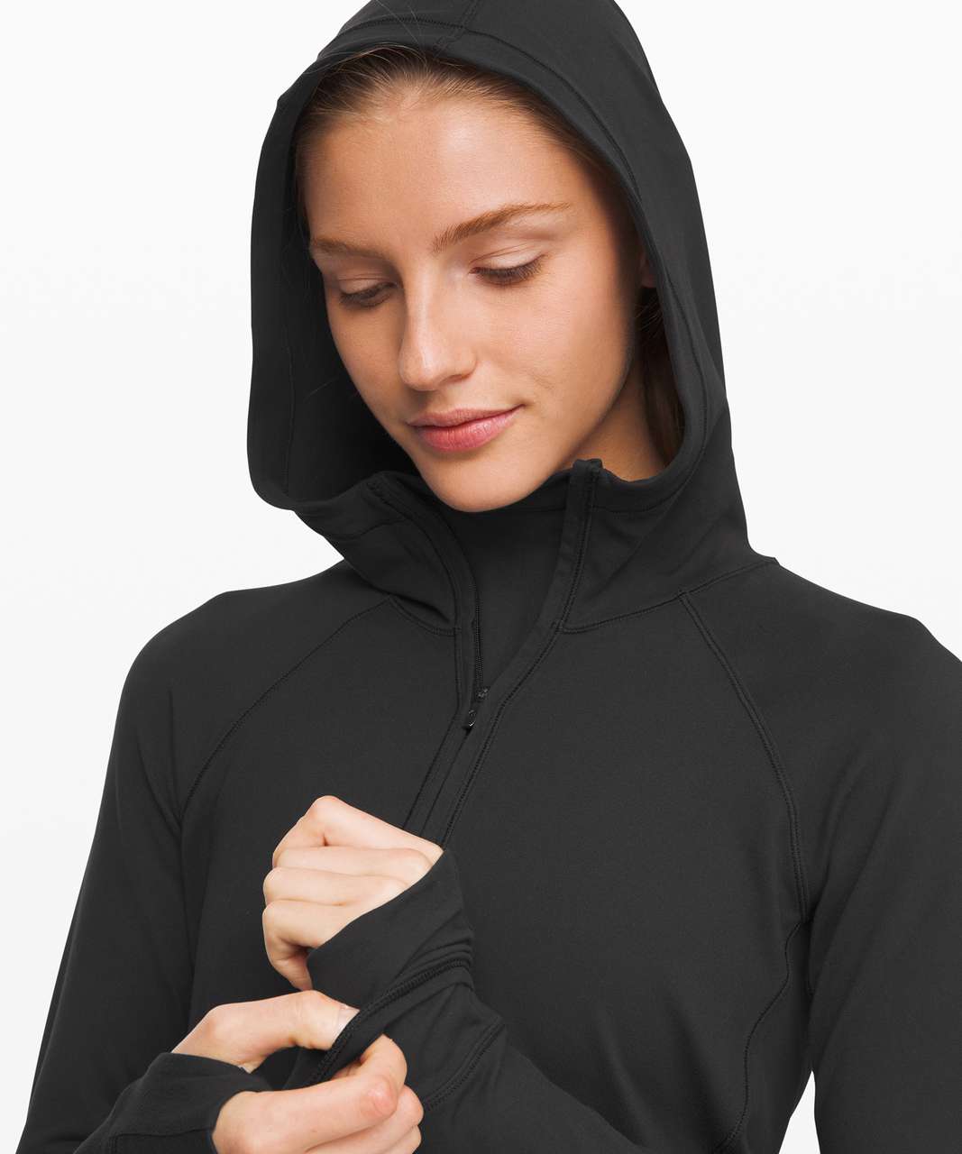 Lululemon Warm Stabilizer 1/2 Zip Hoodie - Black