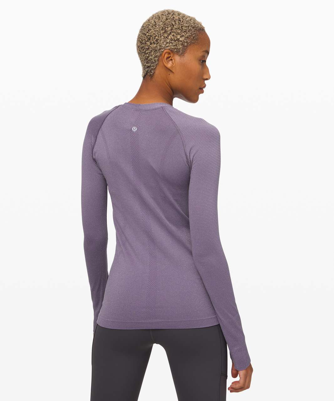 Lululemon Ebb to Street Tight *Shine - Black / Silver - lulu fanatics