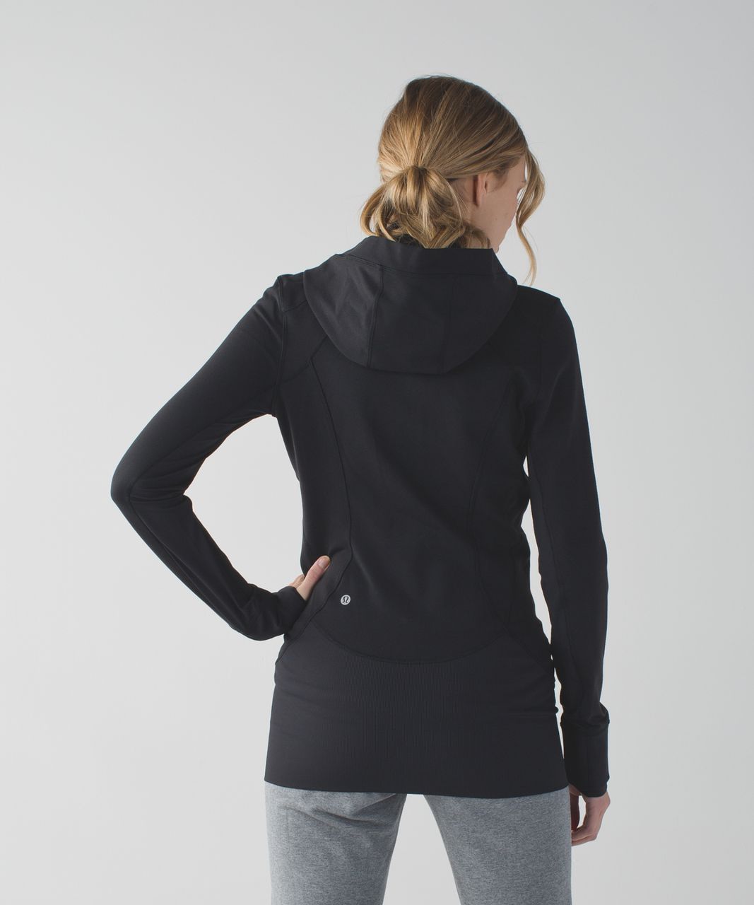 lululemon black hooded jacket