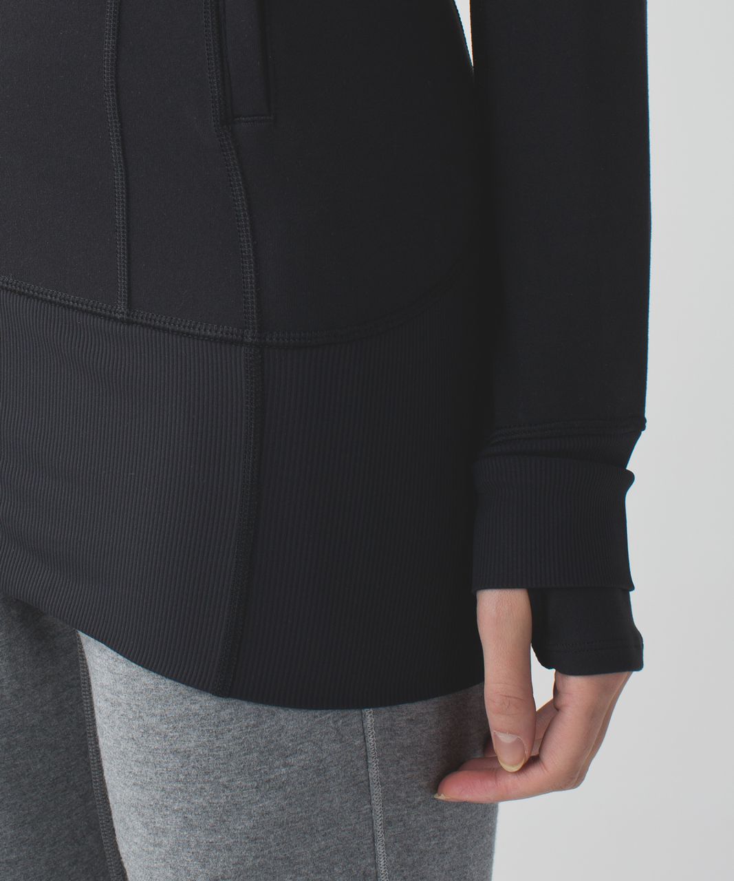 Lululemon Daily Practice Jacket - Black - lulu fanatics