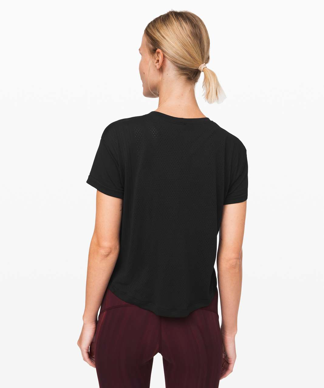 Lululemon Train to Be Short Sleeve - Black / Black (First Release)