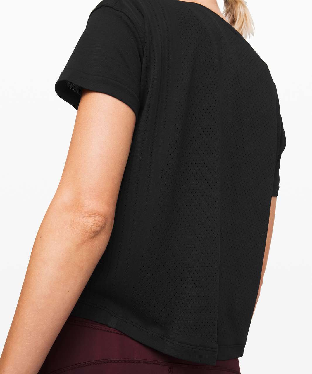 Lululemon Train to Be Short Sleeve - Black / Black (First Release)