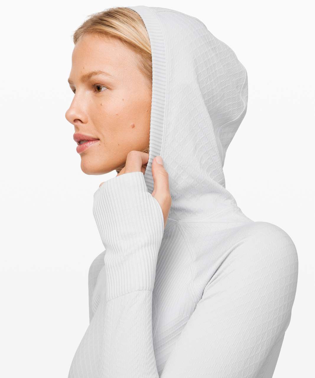 Lululemon Rest Less Hoodie *Patchwork - Alpine White / Alpine White