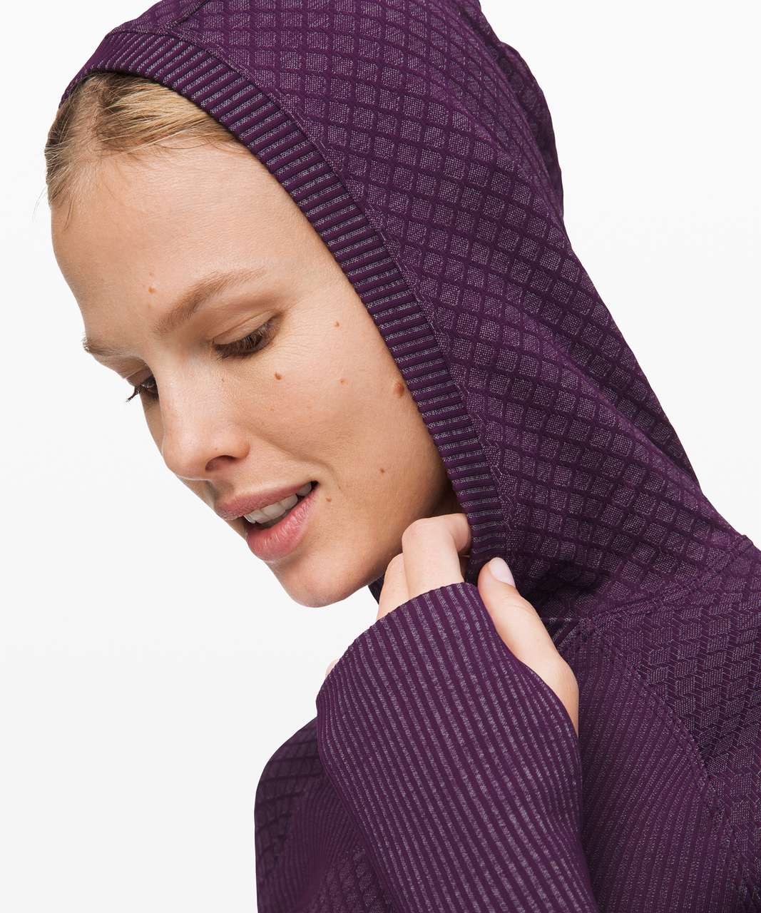 Lululemon Rest Less Hoodie *Patchwork - Galactic Grape / Silver Lilac