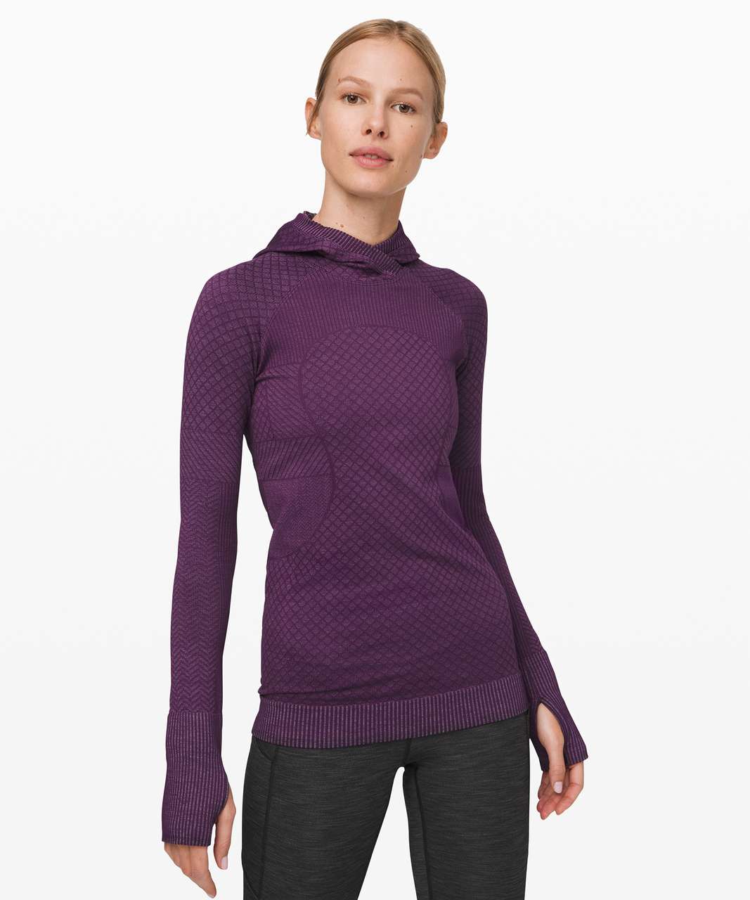 Lululemon Rest Less Hoodie *Patchwork - Galactic Grape / Silver Lilac