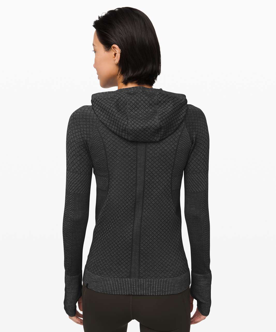 Lululemon Rest Less Hoodie *Patchwork - Black / Alpine White