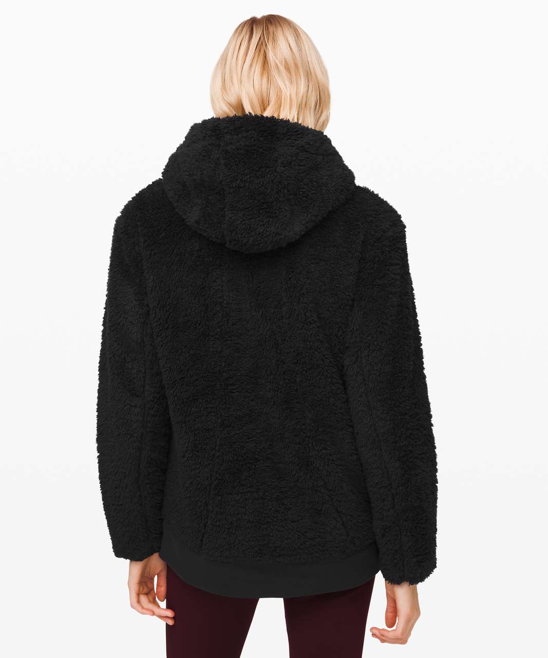 lululemon 2019 black sherpa go cozy jacket - size 12 – good market thrift  store