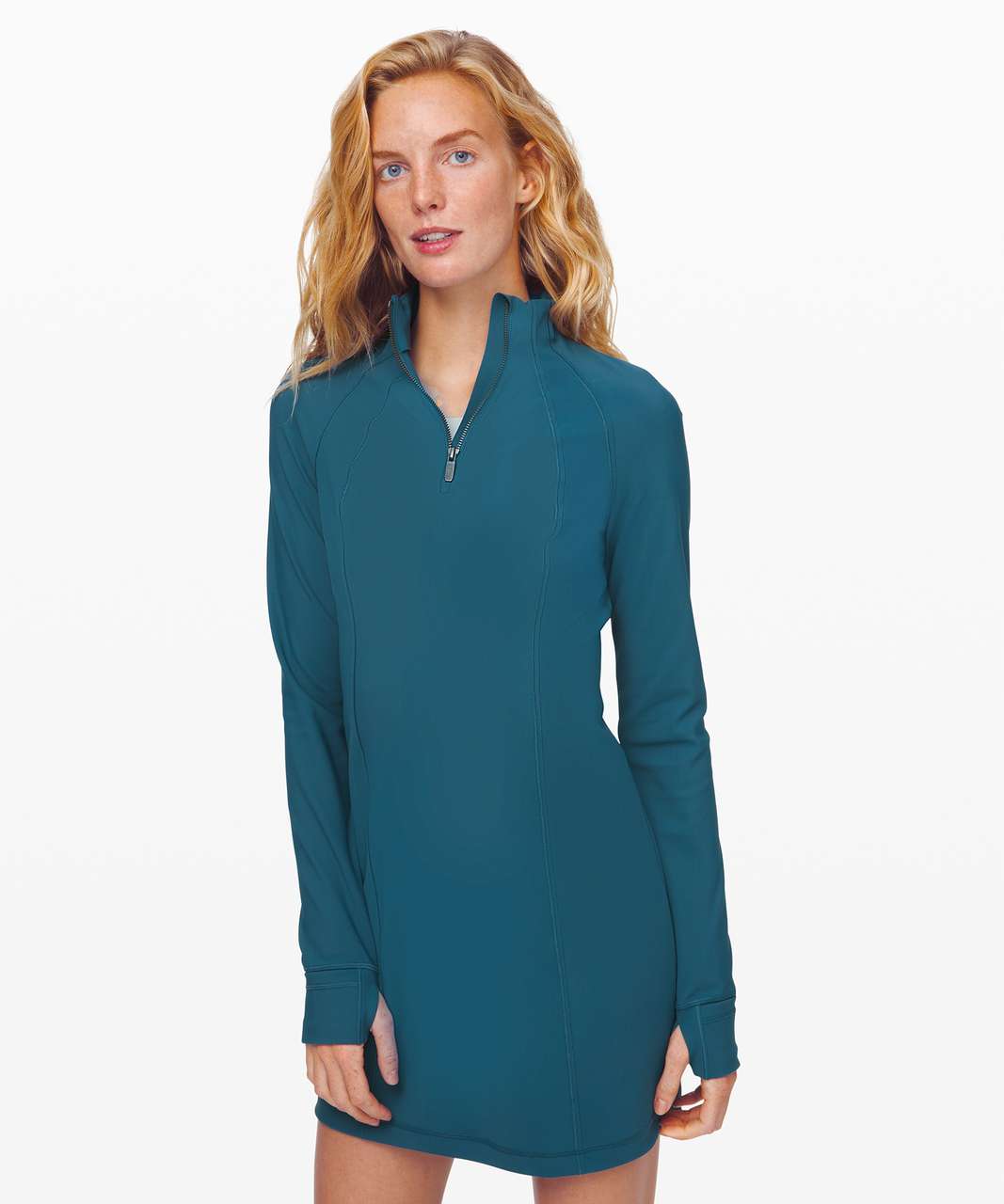 Lululemon Define Dress - Petrol Blue / Petrol Blue