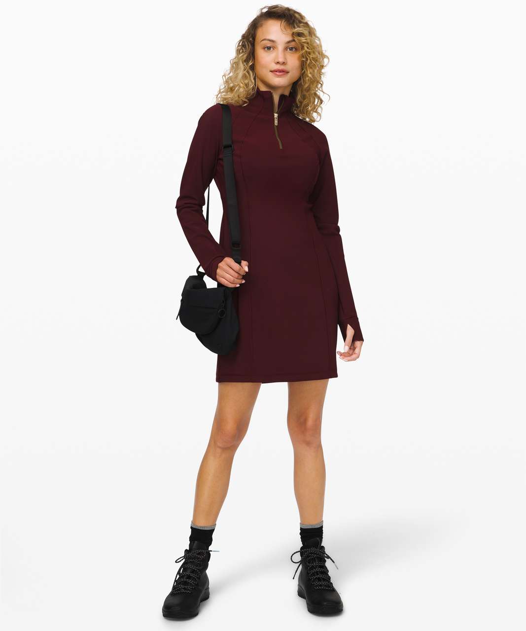 Lululemon Define Dress - Garnet / Garnet - lulu fanatics