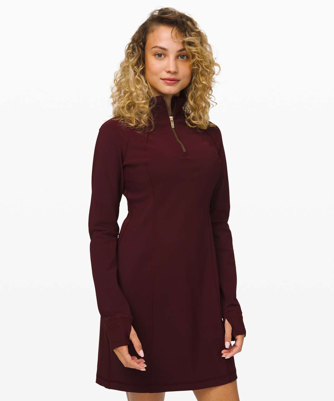 Lululemon Define Dress - Garnet / Garnet - lulu fanatics