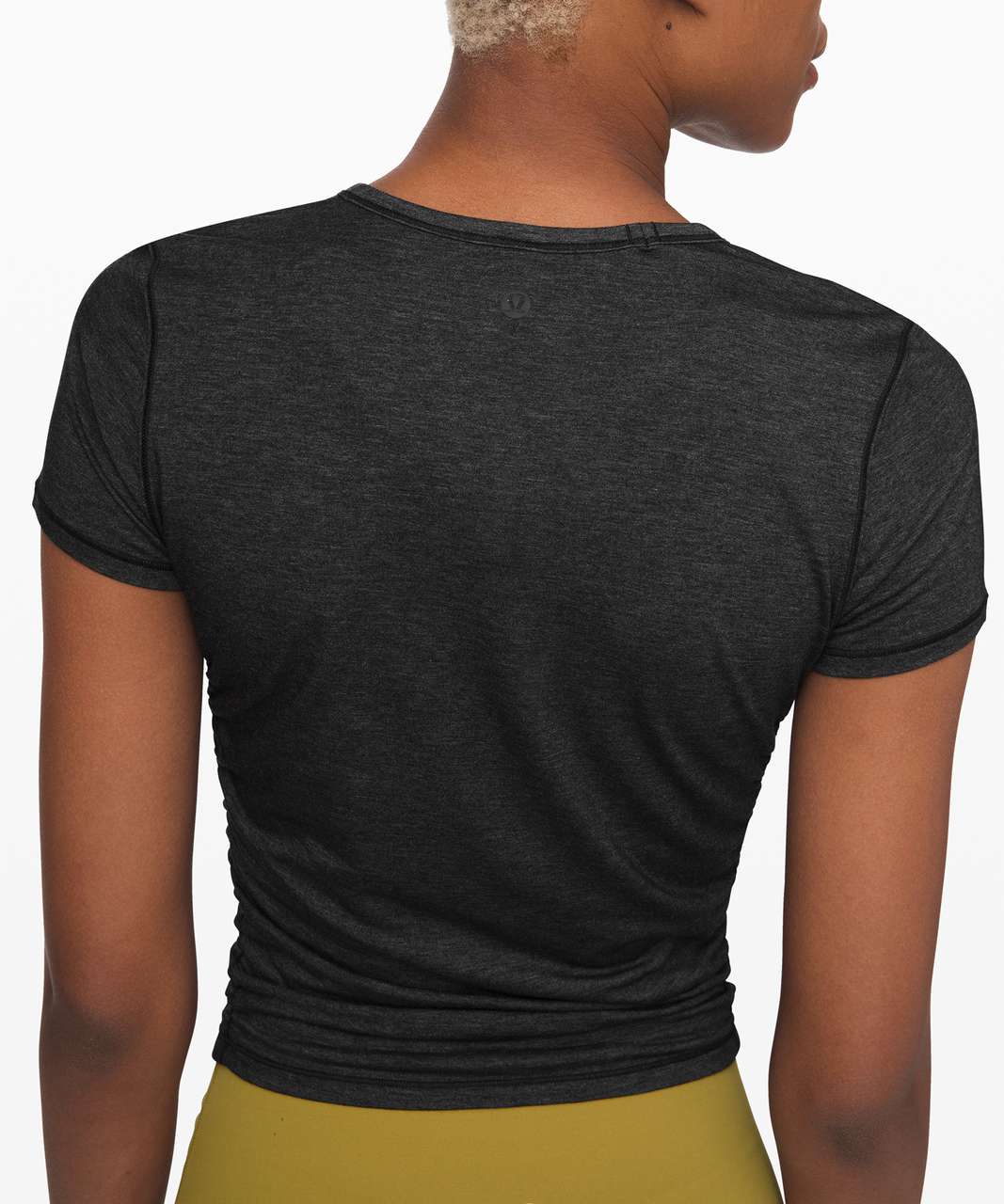 Lululemon Truthful Form Short Sleeve - Heathered Black