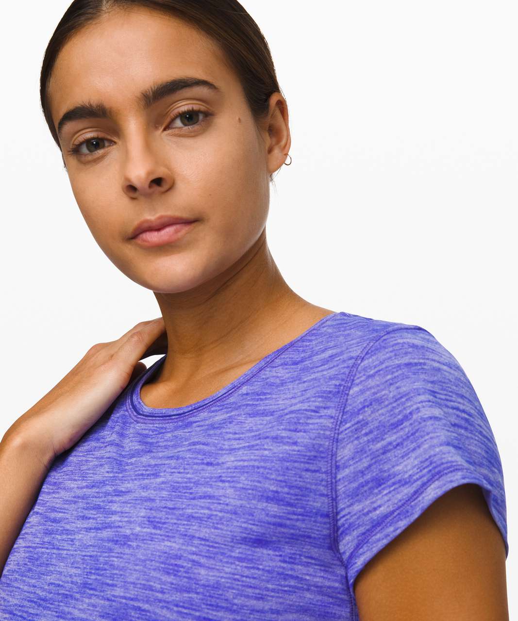 Lululemon Another Mile Short Sleeve - Heathered Lazurite