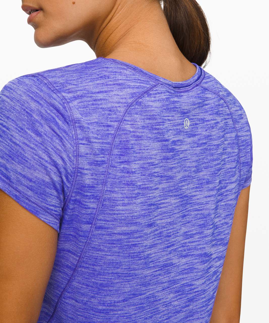 Lululemon Another Mile Short Sleeve - Heathered Lazurite