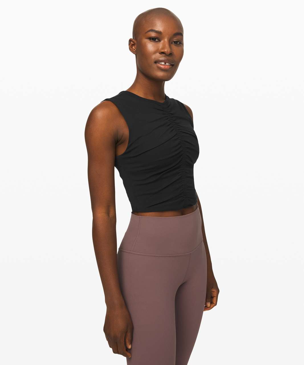 Lululemon Minimalist Crop - Black - lulu fanatics