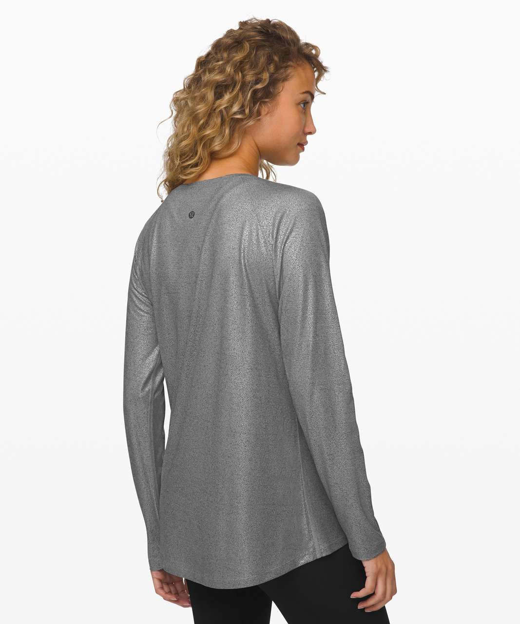 Lululemon Emerald Long Sleeve - Heathered Medium Grey - lulu fanatics