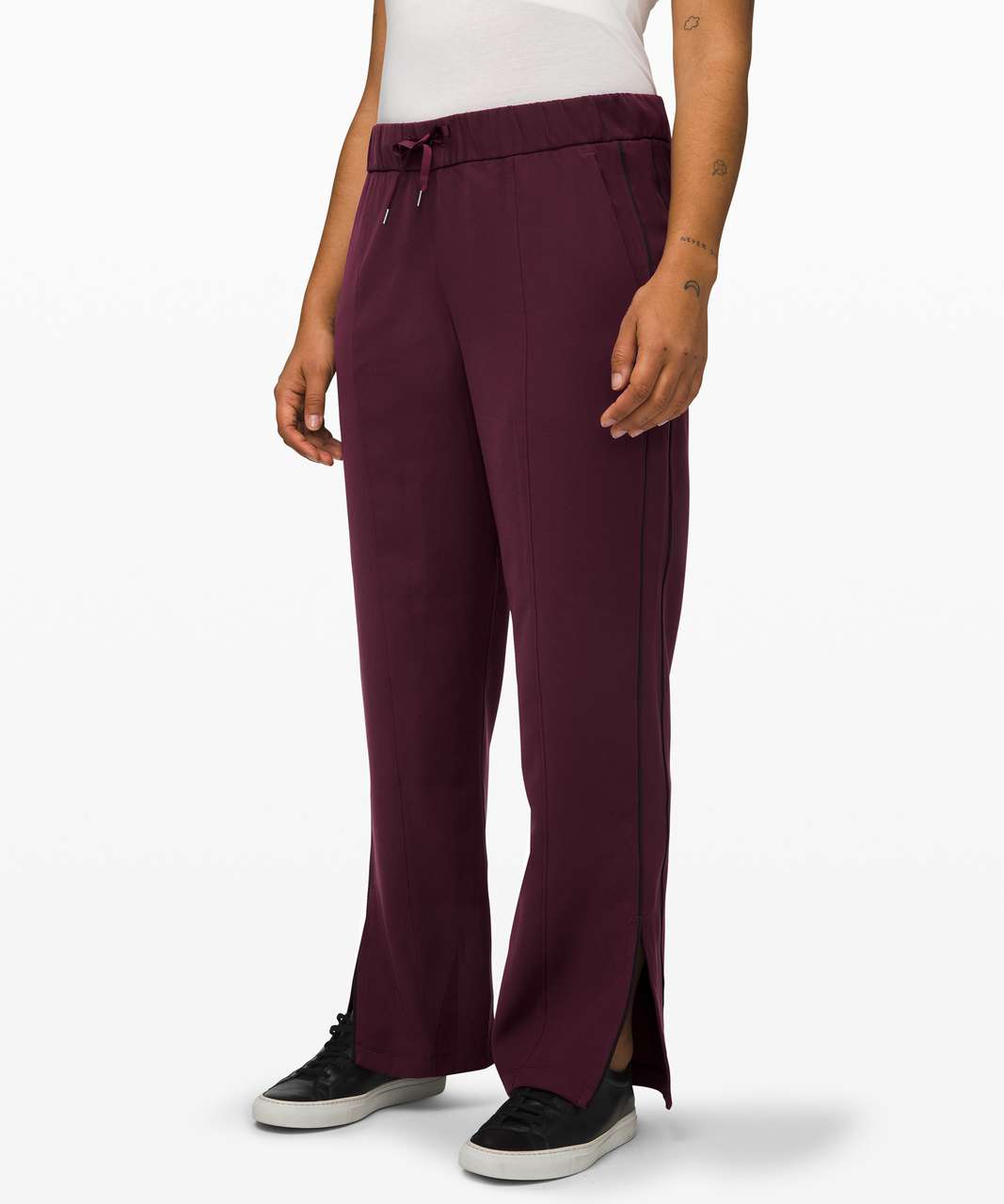 Lululemon On the Right Track Pant - Dark Adobe / Black