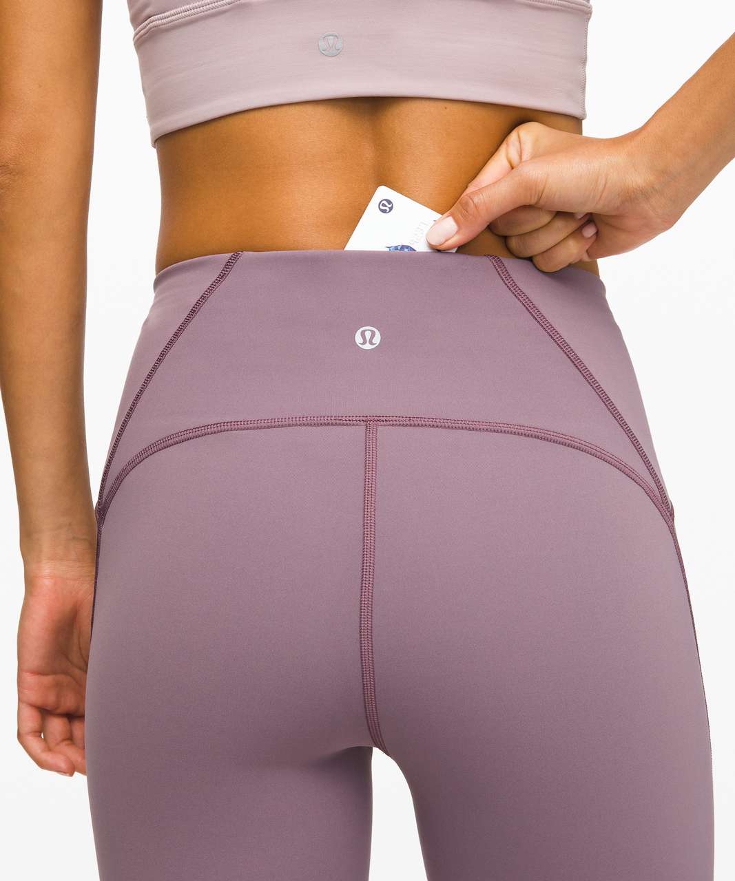 Lululemon Train Times Pant 25" - Frosted Mulberry