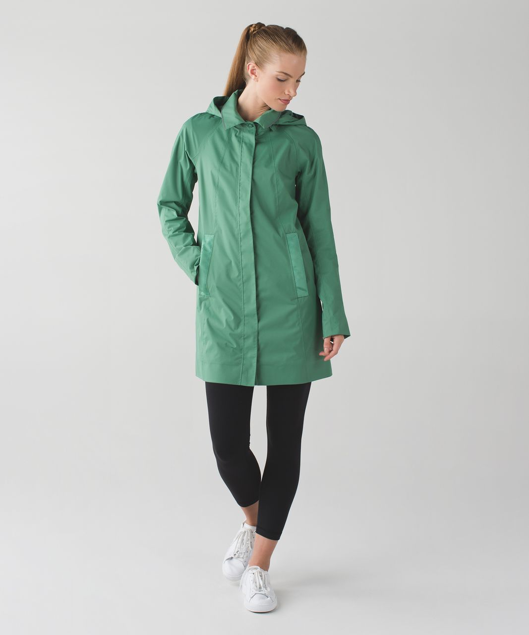 Lululemon Rain On Jacket - Vintage Green