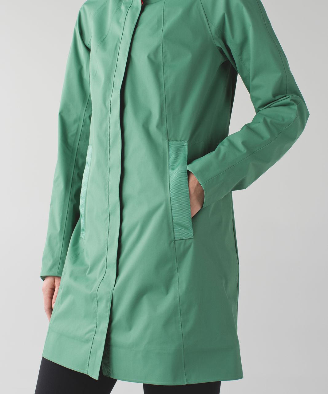 Lululemon Rain On Jacket - Vintage Green