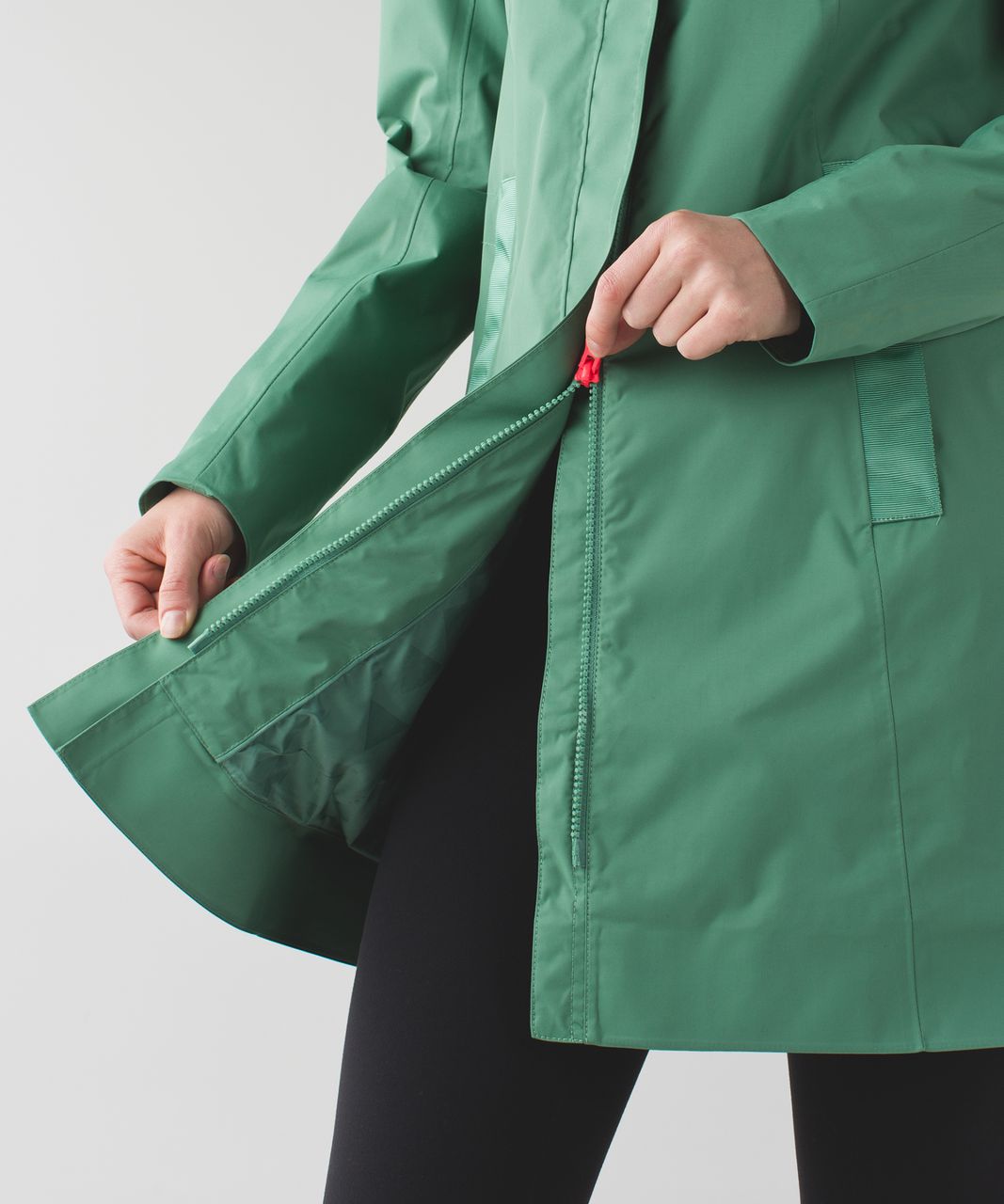 Lululemon Rain On Jacket - Vintage Green