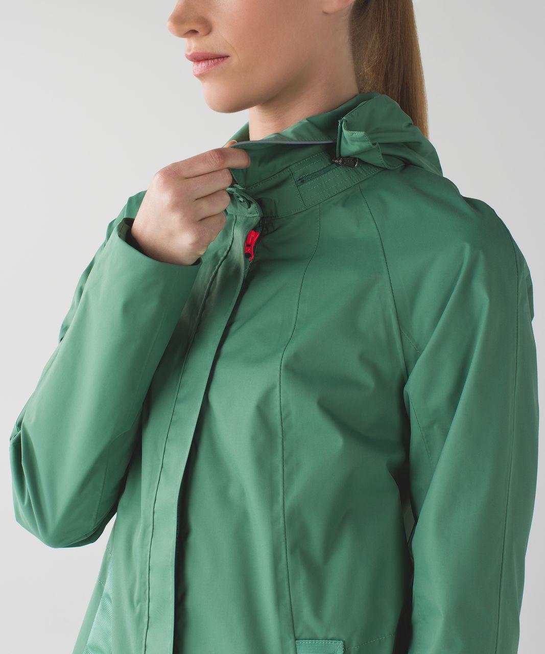 Lululemon Rain On Jacket - Vintage Green