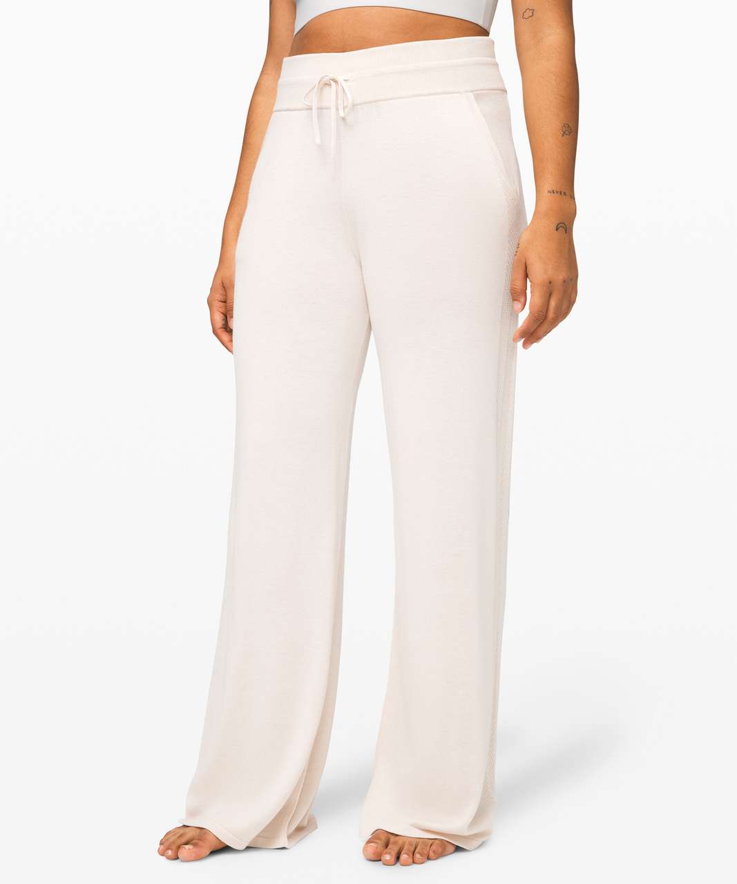 Lululemon Loungeful Straight Leg Pant - White Opal - lulu fanatics