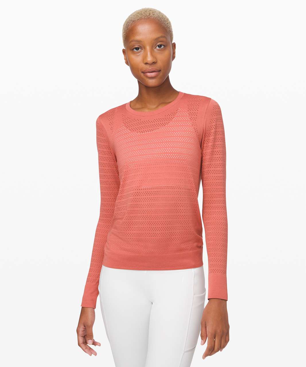 Lululemon Breeze By Long Sleeve *Squad - Copper Clay / Copper Clay