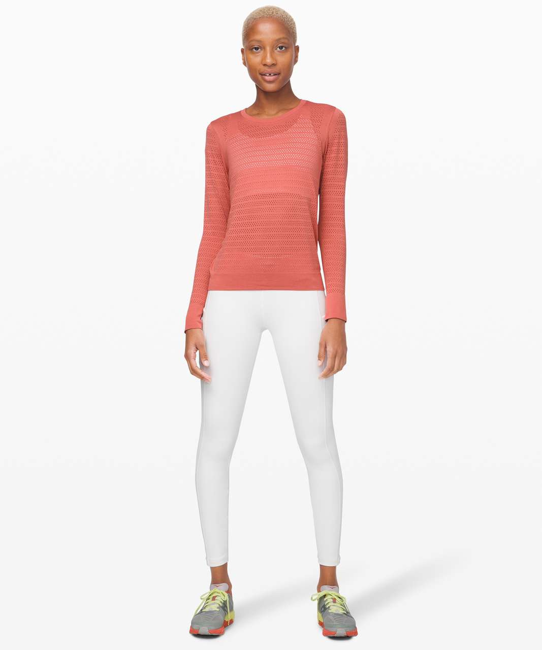 Lululemon Breeze By Long Sleeve *Squad - Copper Clay / Copper Clay