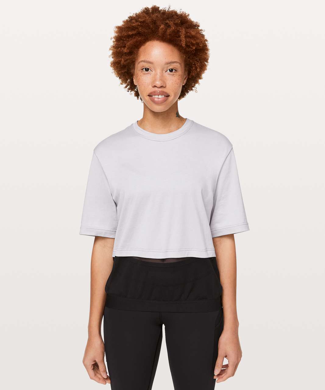 Lululemon Geo Short Sleeve *lululemon lab - Smooth Silver