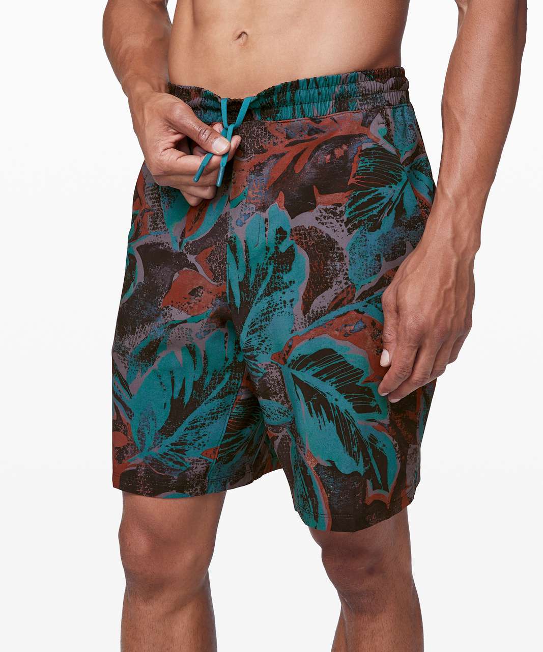 Lululemon Pace Breaker Short 9" *Linerless - Tropical Shadow Shark Teal Multi