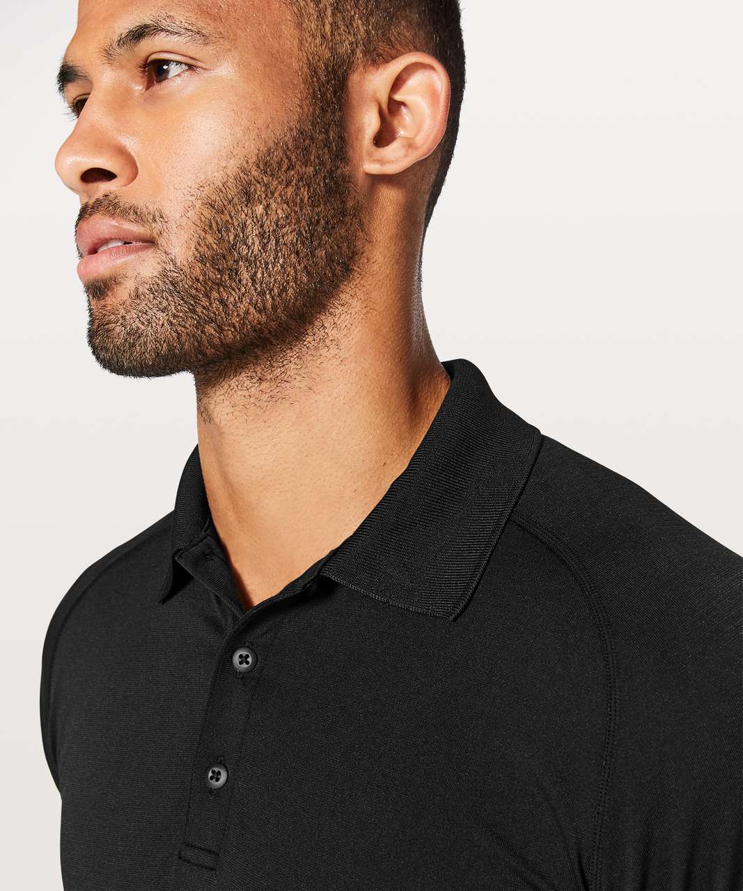 Lululemon Metal Vent Tech Polo - Black / Black