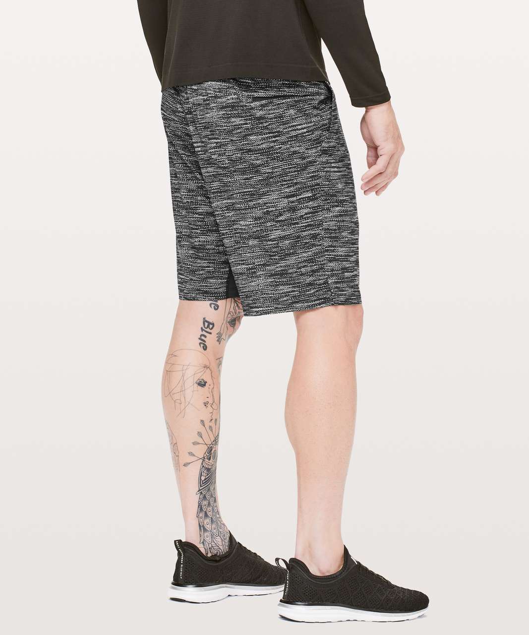 Lululemon Textured Training Short Sleeve Shirt - Glitch Code Camo Jacquard  Black Obsidian - lulu fanatics