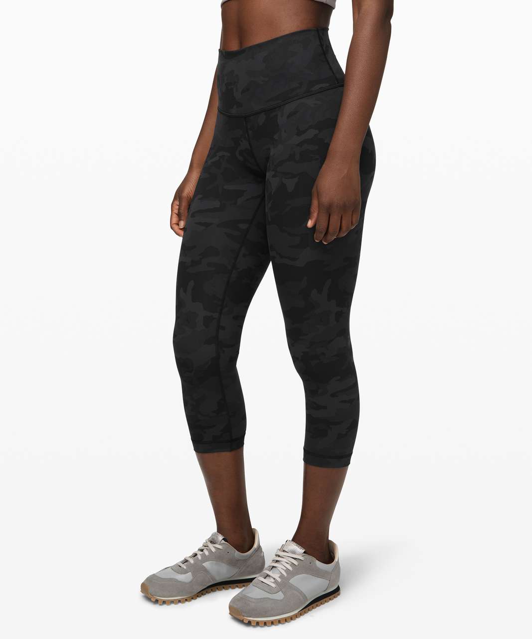 Lululemon Wunder Under Crop (High-Rise) *Full-On Luxtreme 21" - Incognito Camo Multi Grey