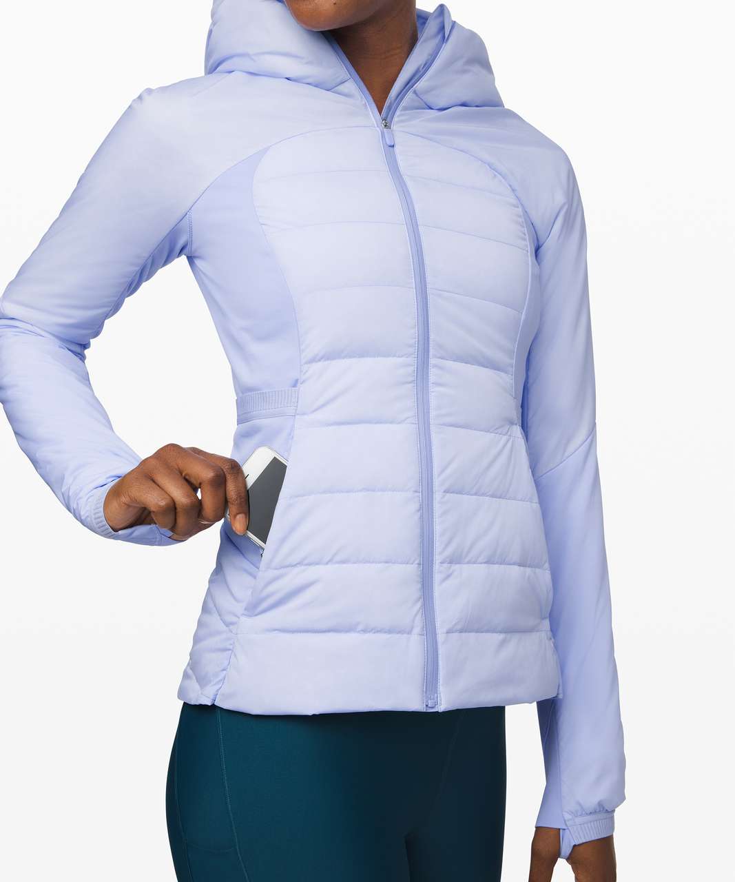 Lululemon Down For It All Jacket - Dark Chrome - lulu fanatics