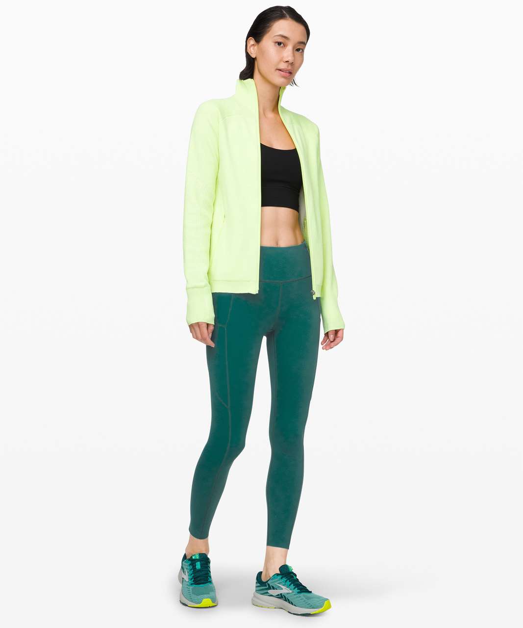 NWT Lululemon Fast Free HR Tight Size 6 ALGR Algae Green Nulux 25