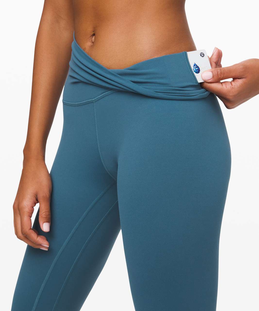 Sz 4 NWT Lululemon Iron Blue Align HR Pant 28 IRBU LW5CTES