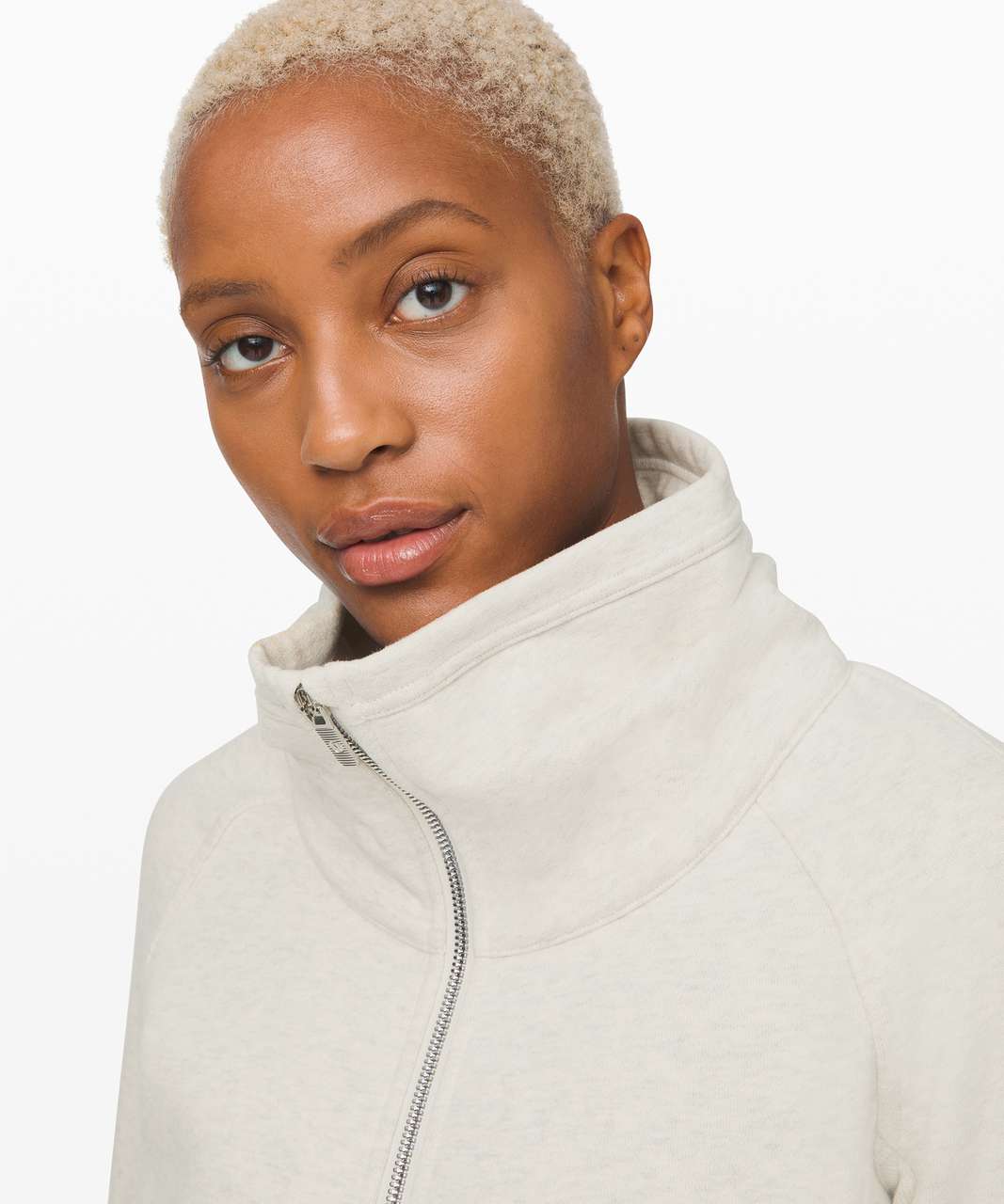 Lululemon Radiant Jacket II - Heathered Light Ivory