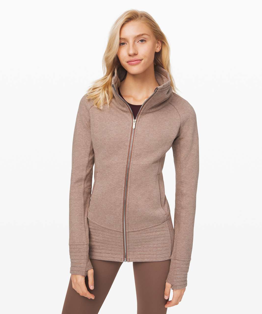 Lululemon Radiant Jacket II - Heathered Spanish Oak - lulu fanatics