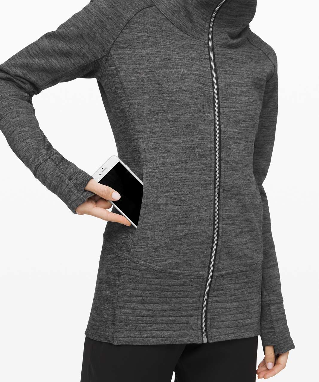 Lululemon Radiant Jacket II - Heathered Core Dark Grey