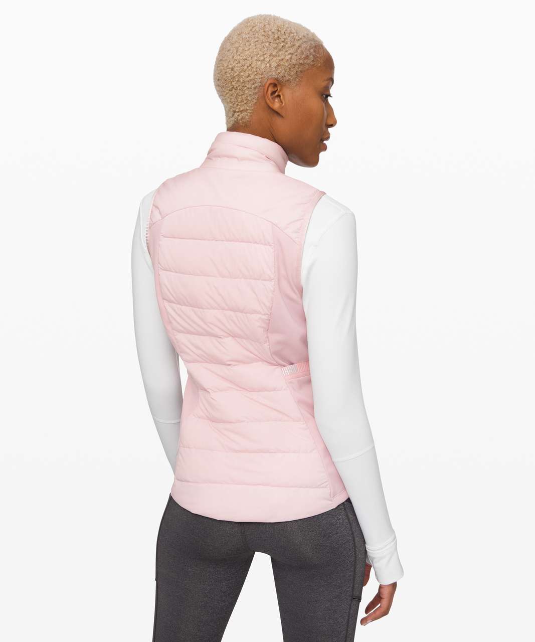 Lululemon Lululemon down for it all Vest color sonic pink Size 4