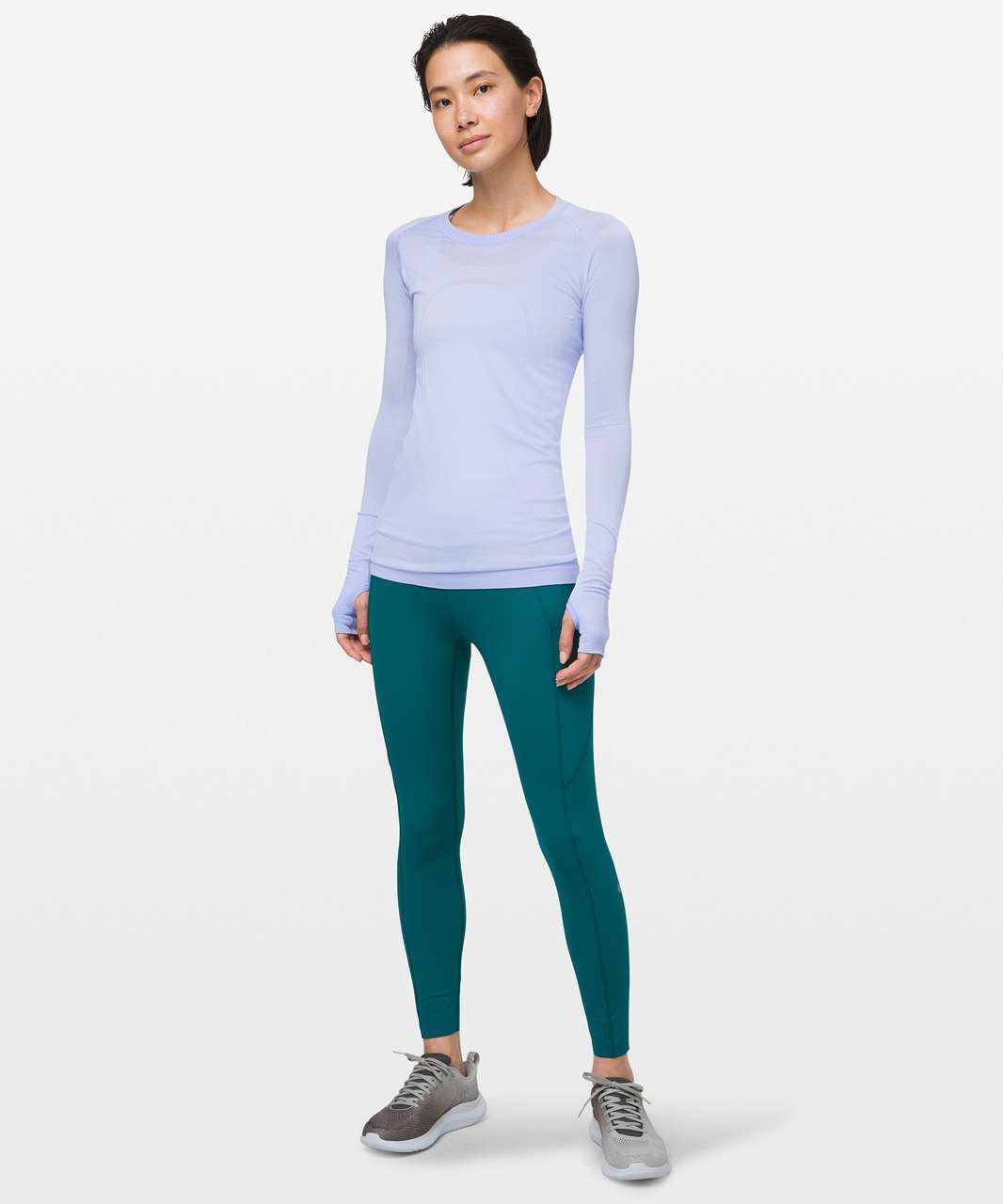 Lululemon Swiftly Tech Long Sleeve Crew - Lavender Dusk / Lavender Dusk ...